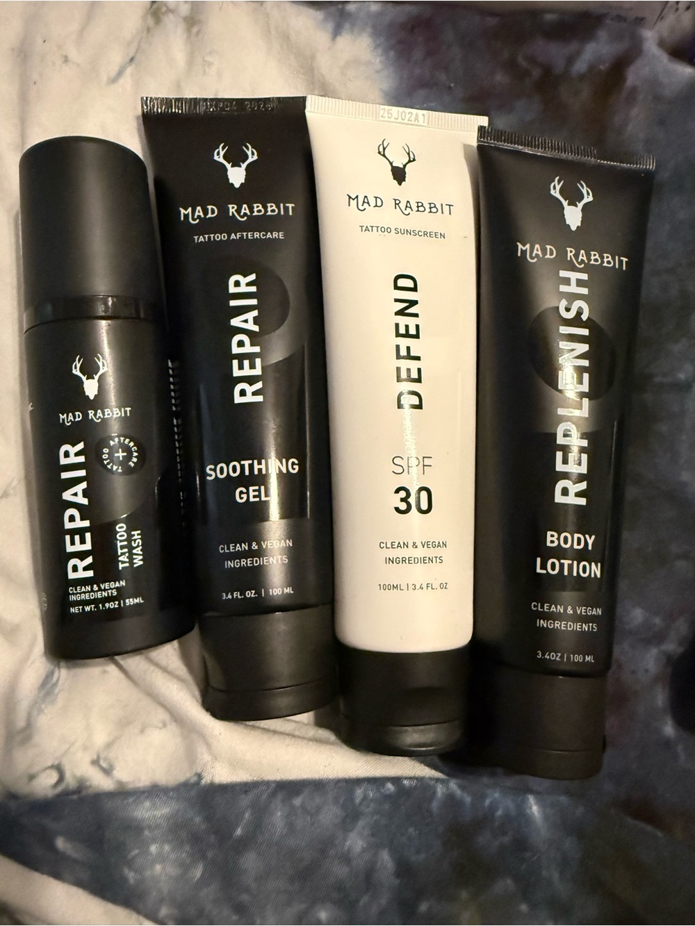 Men's Tattoo Care Set — Black & White